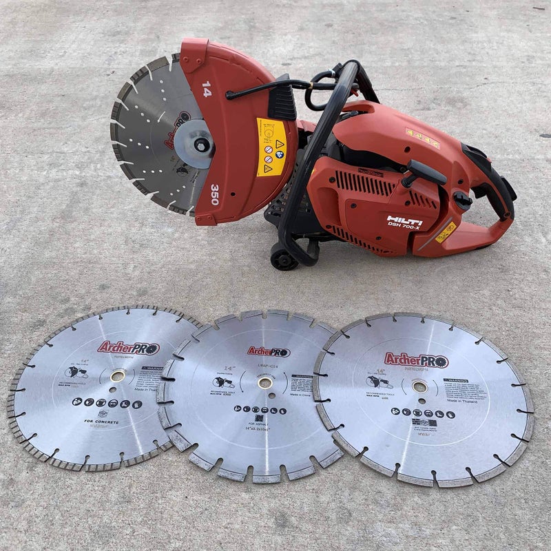 ArcherPro Archer Pro 14" in. General Purpose Diamond Saw Blades for Fast Cutting Concrete, Stone, Masonry, Pavers, Bricks, Blocks - Image 5